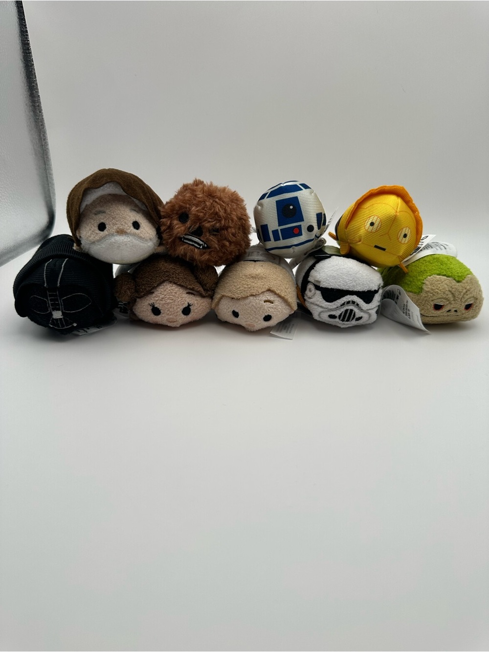 Disney Star Wars Tsum Tsum Plush Set - Black, Brown, White, Blue, Yellow, Green